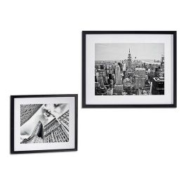 Giftdecor Cuadro Surt Edificios Apaisado con Marco Negro 43x53 cm (6 Unidades) Precio: 81.78999961. SKU: S3608318