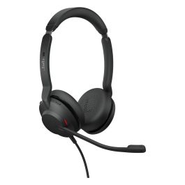 Jabra Evolve2 30 UC - Auriculares Diadema Stereo para Oficina, Alámbricos USB-C con Micrófono Boom Plegable, Negro