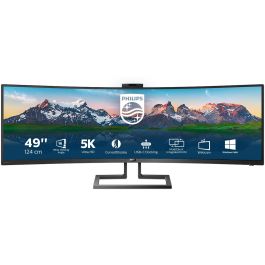 Philips 499P9H/00 Monitor Profesional Ultrapanorámico Curvo 49" Dual QHD (5120x1440) USB-C Webcam KVM DisplayHDR 400 Precio: 952.50000043. SKU: S55146762