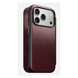 Nomad Modern Leather Folio para iPhone 17 Pro - Funda de Cuero Horween Borgoña con MagSafe y Bolsillo para 3 Tarjetas Precio: 91.7543. SKU: B18L8AYCDH