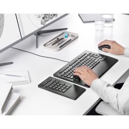 3Dconnexion Numpad Pro - Teclado Numérico Inalámbrico Bluetooth/USB/RF, Compatible con Windows/Mac, Negro