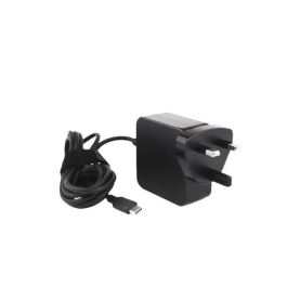 CoreParts Adaptador de Corriente USB-C 45W para Laptops y Dispositivos Móviles, 5V-20V, PD, Enchufe EU & UK