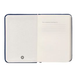 Cuaderno Con Gomilla Antartik Notes Tapa Dura A7 Hojas Lisas Azul Marino 80 Hojas 80 gr Fsc