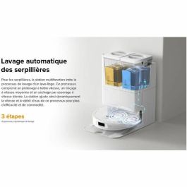 Roborock ROB1727296644839 Aspiradora Robot QRevo Plus Blanca con Estación Multifunción, Potencia 7000 Pa y Mopa Extensible