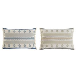 Cojin Atlantico DKD Home Decor Crudo Azul 10 x 45 x 60 cm (2 Unidades) Precio: 33.98999989. SKU: B17WM8BFAG