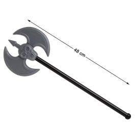 Hacha Calavera Gris para Disfraz Guerrero o Muerte 48 cm - Complemento para Fiestas de Disfraces Precio: 0.79000053. SKU: S1130583