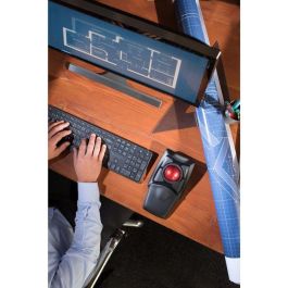 Kensington ExpertMouse Trackball Inalámbrico, Óptico, RF Wireless + Bluetooth, 400 DPI, Ambidextro, Negro