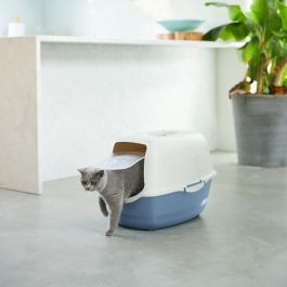 Cat Toilet Eco Bailey Blanco Azul Cielo Cat Toilet Eco Bailey Blanco Azul Cielo