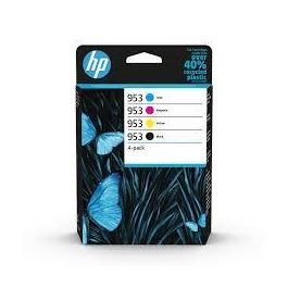 HP Cartuchos de Tinta Originales Pack 4 Unidades Nº 953 Negro, Cyan, Magenta, Amarillo para Officejet Pro 7700, 8200, 8700 Series Precio: 126.50000055. SKU: S8409450