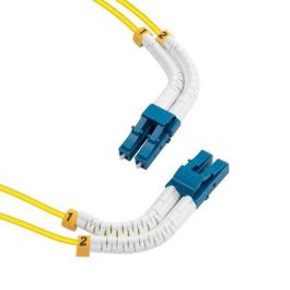 Lanview Cable de Fibra Óptica Monomodo LC-LC Dúplex Flexible OS2 LSZH 5m