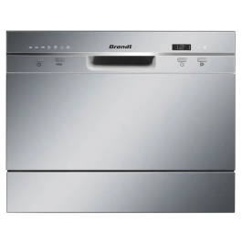 Brandt DFC6519S Lavavajillas 6 cubiertos 49dB Clase A+ Blanco