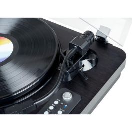 Thomson TT650BT Reproductor Tocadiscos para Discos de Vinilo con Bluetooth, Grabación USB, 2 Altavoces Integrados, Negro