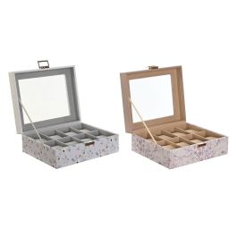 Relojero Tradicional DKD Home Decor Rosa Palo Azul 19.5 x 9.5 x 22.5 cm (2 Unidades) Relojero Tradicional DKD Home Decor Rosa Palo Azul 19.5 x 9.5 x 22.5 cm (2 Unidades)
