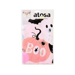Mantel Halloween Infantil Fantasmas y Calabaza 180x130 cm para Fiesta Niños