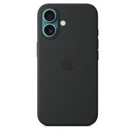APPLE iPhone 16 - Funda de silicona con MagSafe - Negra APPLE iPhone 16 - Funda de silicona con MagSafe - Negra