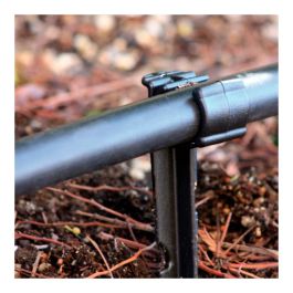 Blue Bird-Altadex Pack 5 Soportes 16mm Polipropileno Color Negro Tratamiento Anti UV