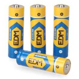 Edm Pila Alcalina Long Life LR06 AA 1,5V Blister 4 uds 14,5x50,5 mm