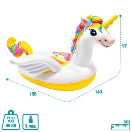 Figura hinchable unicornio 198x140x97 cm (+ 3 años)