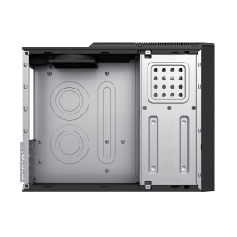 Phoenix Caja de Ordenador Micro ATX ITX SLIM con Fuente 300W 80+ Integrada, USB 3.0/2.0, Ventilador 80mm y Soporte Vertical