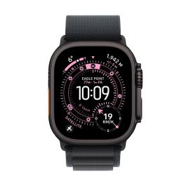 Apple Watch Ultra 3 Titanium Cellular 49mm, Caja de Titanio con Correa Alpine Loop Negra, Talla L