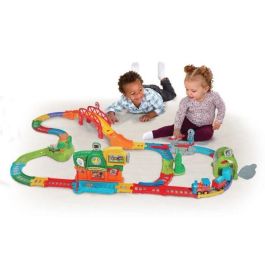 Vtech Circuito de Tren Super Educativo Tut Tut Bólides con Tren Mercante Multicolor VTE3417765835056