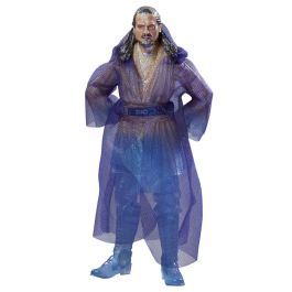 HASBRO Figura Star Wars The Black Series Qui-Gon Jinn y Obi-Wan Kenobi articulada 15cm con accesorios