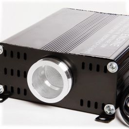 Kit Iluminación Fibra Óptica 16W LED RGB 150 Hilos 0.75mm 2m, Generador de Luz, Mando RF, 40.000H - CA-MLFO-16W-150