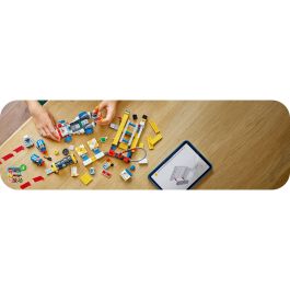 LEGO 72035 Mario Kart Garaje de Toad Set de Construcción Personalizable con Rayo GTI y 2 Toads Azules para +8 años