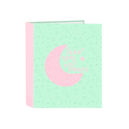 Carpeta de anillas BlackFit8 Moon Verde A4 27 x 33 x 6 cm Precio: 4.88999962. SKU: B16DJJZWRL