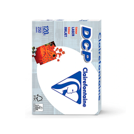 Clairefontaine Papel DCP Din A4 120 Gramos Paquete 250 Hojas Blanco