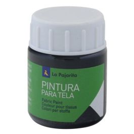 La Pajarita Pintura para tela negra 25 ml, termofijable para ropa y textiles, fácil de usar y limpiar Precio: 2.59000016. SKU: B1A8CDSNPW
