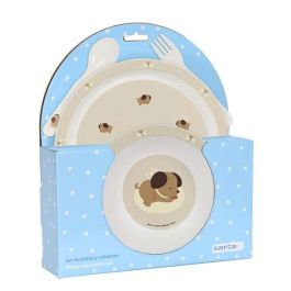 Safta Set de Platos y Cubiertos Preescolar Puppy para Niños a Partir de 3 Años, Beige, 22.5x26x5.5cm Precio: 6.69000046. SKU: B18LYYRERS