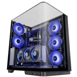 Mars Gaming MC-INFINIO Torre PC Gaming ATX Visión Panorámica Cristal Templado Curvado ARGB Soporte Líquida 360mm USB-C