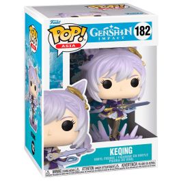 FUNKO Figura POP Genshin Impact Keqing, figura de vinilo de 9cm en caja regalo