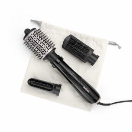 Babyliss AS128E Cepillo de Aire Caliente Style Smooth 1000W Iónico con 3 Accesorios: Secar, Alisar, Voluminizar. Antiencrespamiento + Bolsa de Viaje