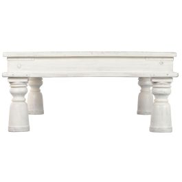 Mesa de Centro Home ESPRIT Blanco 70 x 107 x 45 cm