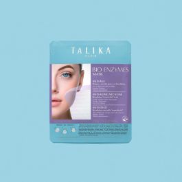 Talika BIO ENZYMES anti aging mask - Mascarilla Facial Antiedad, Antiarrugas e Iluminadora con Bio-Celulosa, Colágeno y Ácido Hialurónico 20 g