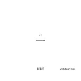 Edm Punta Aguja para Tapeta Acero 2.5 cm Pack 100 Unidades