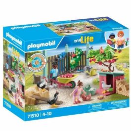 PLAYMOBIL 71510 Gallinero y jardín, Mi Vida