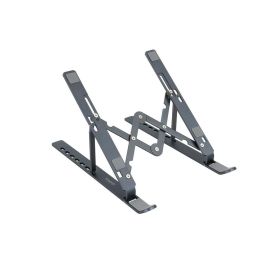 TooQ TQLRS0033-AL-G Soporte Plegable y Ajustable para Portátil 11-15" con Ventilación Gris Precio: 12.50000059. SKU: B12K6Y2LJ2