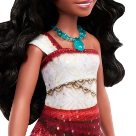 Mattel Muñeca Musical Princesa Vaiana 2 JBT62 Disney Princess con Accesorios y Brazos Articulados