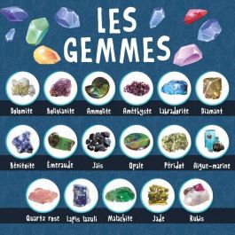 Descubrimiento de minerales - Kit científico - I'M A GENIUS POCKET - Bloque de excavación Descubrimiento de minerales - Kit científico - I'M A GENIUS POCKET - Bloque de excavación