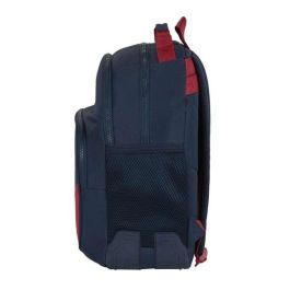 Mochila Escolar F.C. Barcelona Azul Granate (32 x 42 x 15 cm)