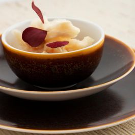 Ariane Bol Porcelana Decor 12 cm (12 Unidades) Marrón Cerámica Brillo