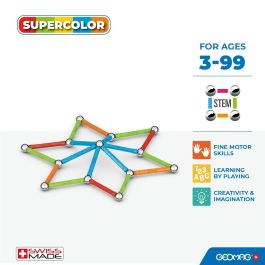 Geomag GEO0871772003830 Super Color Reciclado 42 piezas multicolor