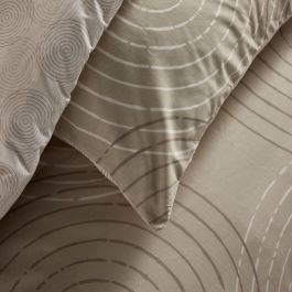 Today TOD3574641288938 Juego de cama Crazy, estampado gráfico, 2 personas, 220x240 cm, beige