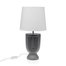 Lampara De Mesa Gris Versa 22X42CM (2 Unidades) Precio: 36.99000008. SKU: B1HKZNFCC2