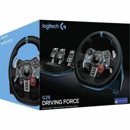 Logitech Volante G29 Driving Force - Force Feedback, Compatible con PS3/PS4/PC, Construcción Duradera