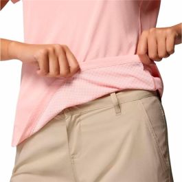 Camiseta Deportiva de Manga Corta Columbia Zero Rules™ Light Ss Rosa