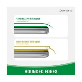 4smarts Protector de Pantalla X-Pro Clear para iPhone 16e, iPhone 13, iPhone 13 Pro